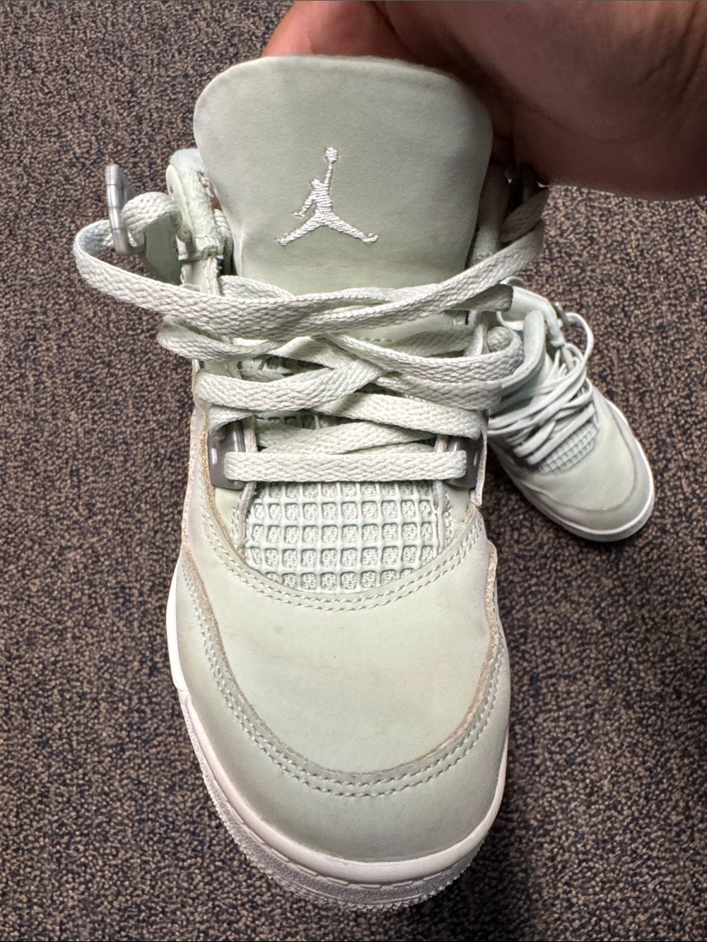 Jordan Kids' Sneakers in Pale Mint Green